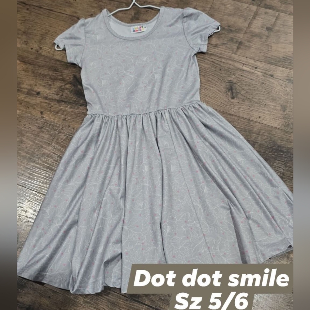 Dot dot smile girls dress sz 5/6